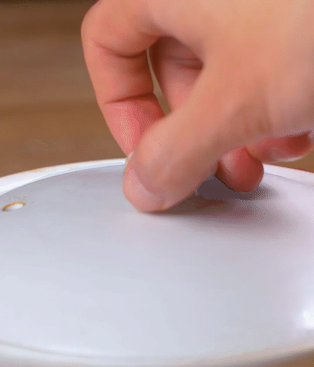 關(guān)火后燜5分鐘。